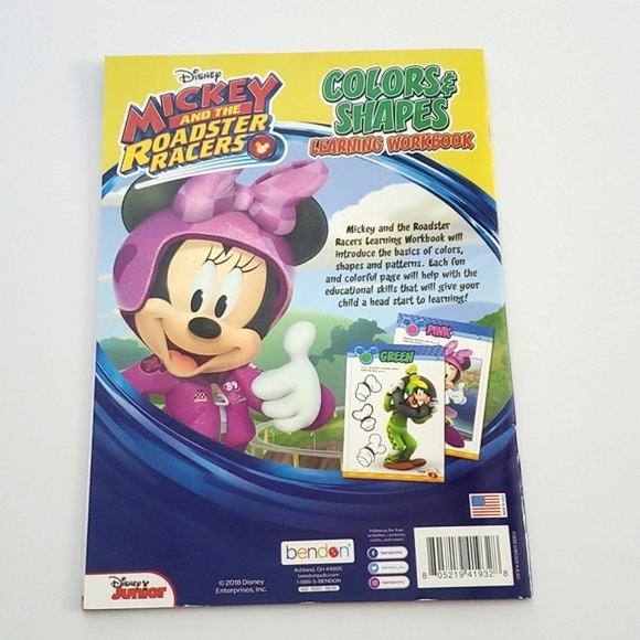 Disney Jr Educational 3 Workbooks Colors & Shapes, Alphabet Numbers & Counting - Picture 3 of 13